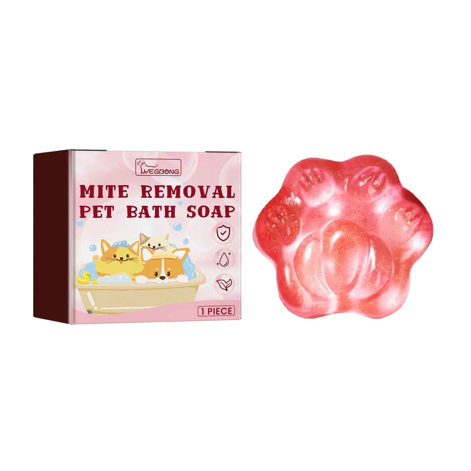 Dogs And Cats Hair Supple Care Anti-mite Cleaning Soap Pet