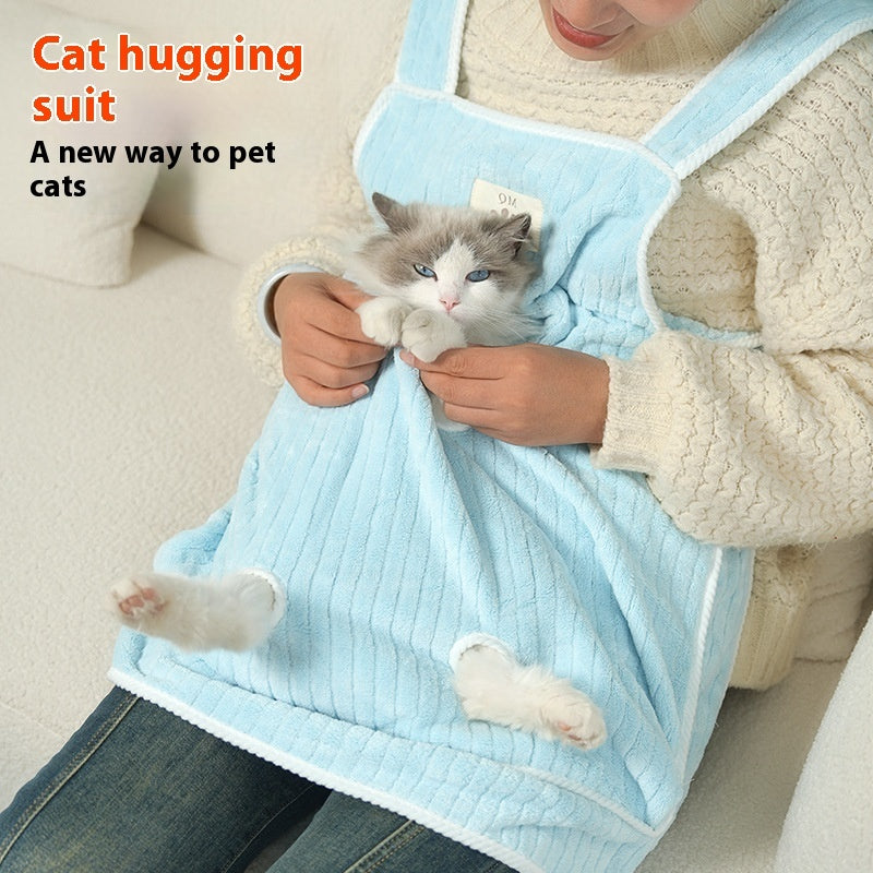 Cat Petting Apron Holding Cat Overclothes Pets Immunity Lint