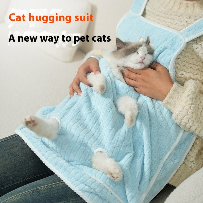 Cat Petting Apron Holding Cat Overclothes Pets Immunity Lint